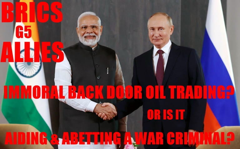 Is Narendra Modi aiding and abetting war crimes?
