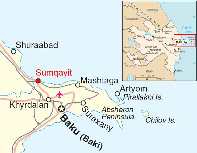 The Absheron Peninsula - Baku, Azerbaijan, Caspian Sea