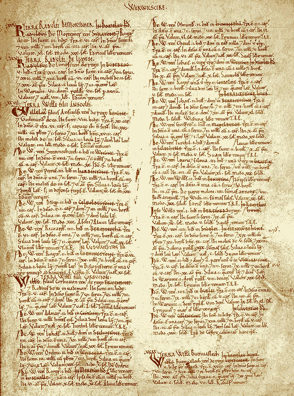 Domesday Book, survey of Britain